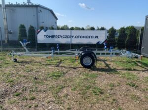 Przyczepa podłodziowa do 6m 1300DMC hamowana Neptun