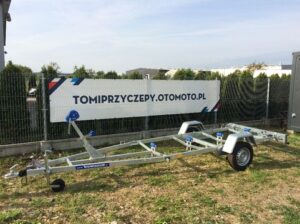 Przyczepa podłodziowa przyczepka hamowana 5m 750DMC