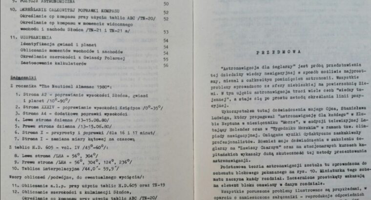 Astronawigacja dla żeglarzy – Jan Ludwig