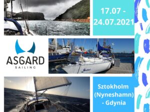 Szkiery. Rejs szkoleniowo-stażowy. Nyneshamn – Gdynia