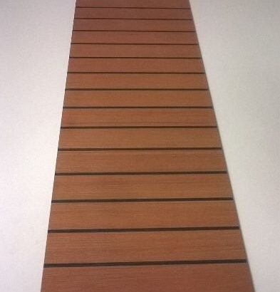 Teak 26×130 podłoga do jachtu czarna fuga imitacja podłoga