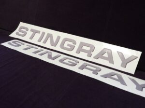 Naklejki STINGRAY logo 3D komplet na łódź – różne modele