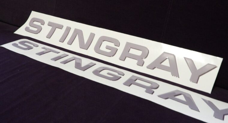 Naklejki STINGRAY logo 3D komplet na łódź – różne modele