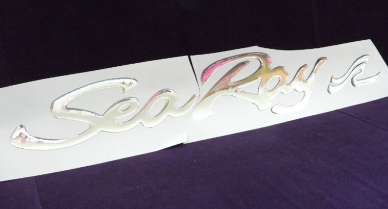 SEA RAY logo 3D naklejki na łódź