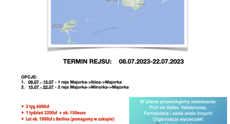 REJS HISZPANIA 2023