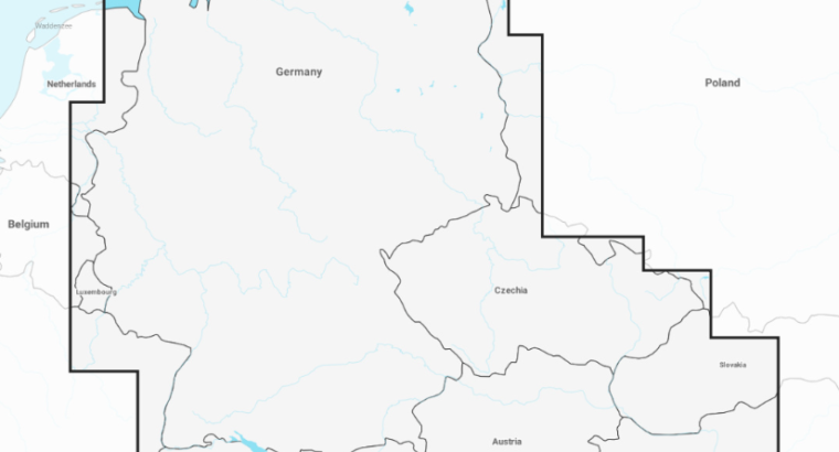 Mapa Navionics+ Regular NAEU060R (Niemcy, jeziora i rzeki)