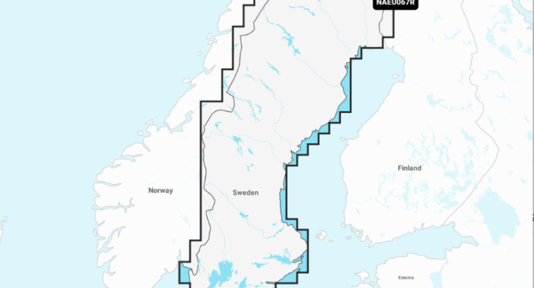 Mapa Navionics+ Regular NAEU067R (Szwecja, jeziora i rzeki)