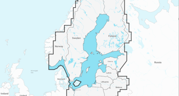 Mapa Navionics+ NAEU644L Bałtyk, Finlandia, Szwecja,Norwegia